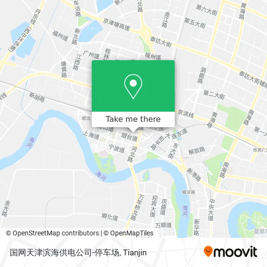 国网天津滨海供电公司-停车场 map