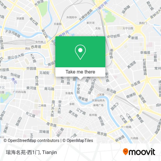 瑞海名苑-西1门 map