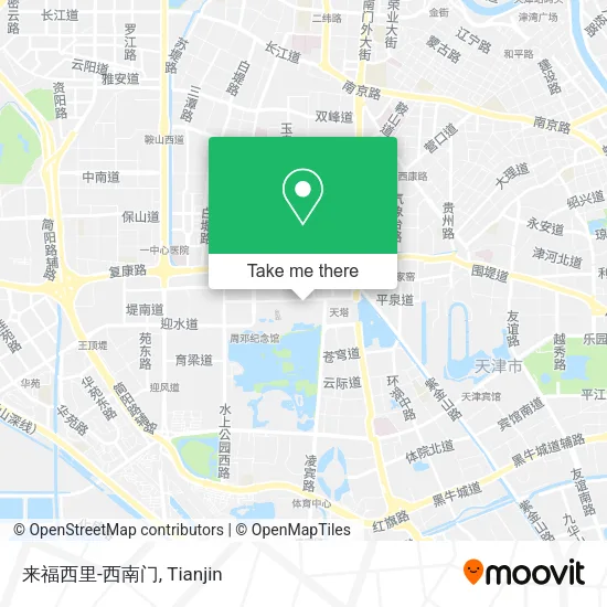 来福西里-西南门 map