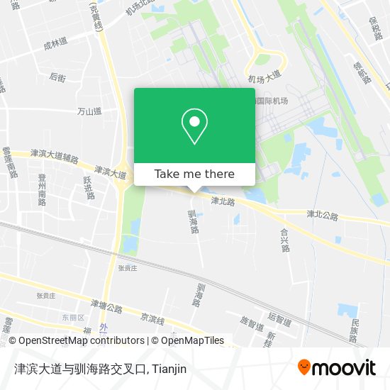 津滨大道与驯海路交叉口 map