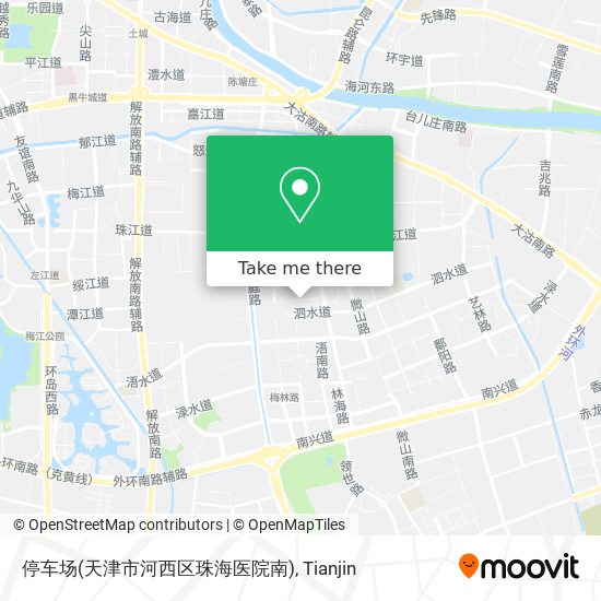 停车场(天津市河西区珠海医院南) map