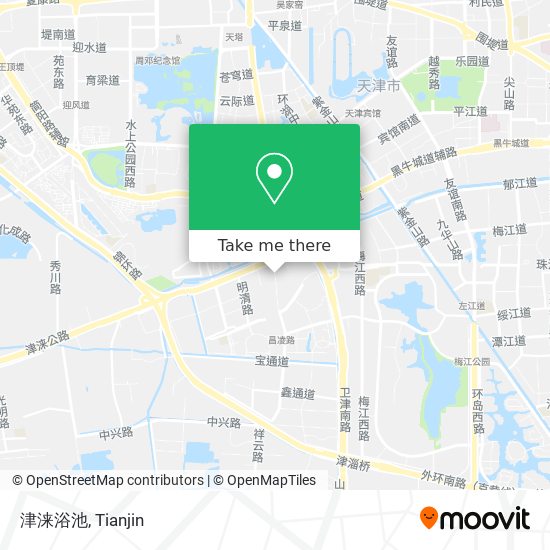 津涞浴池 map