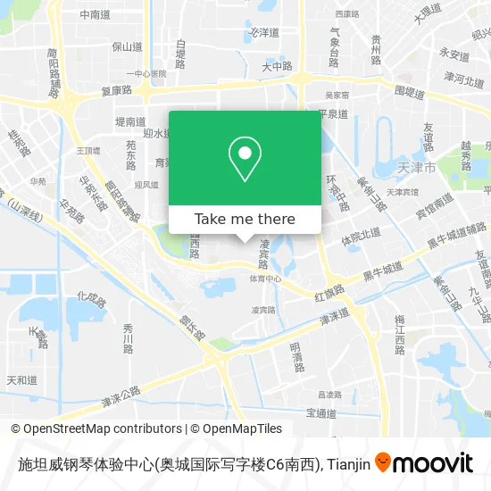 施坦威钢琴体验中心(奥城国际写字楼C6南西) map