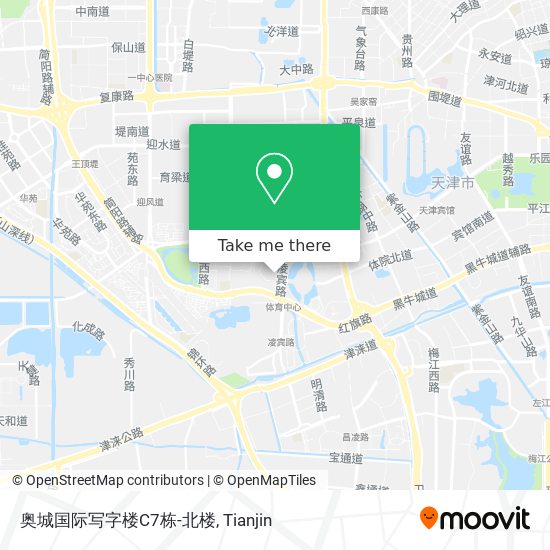 奥城国际写字楼C7栋-北楼 map
