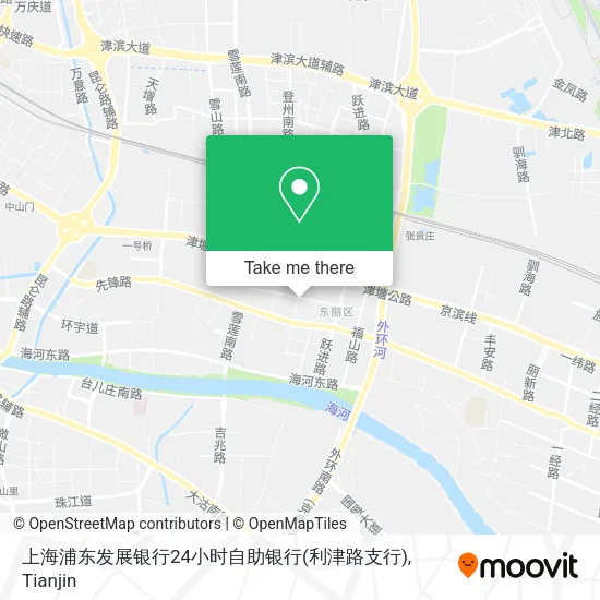 上海浦东发展银行24小时自助银行(利津路支行) map