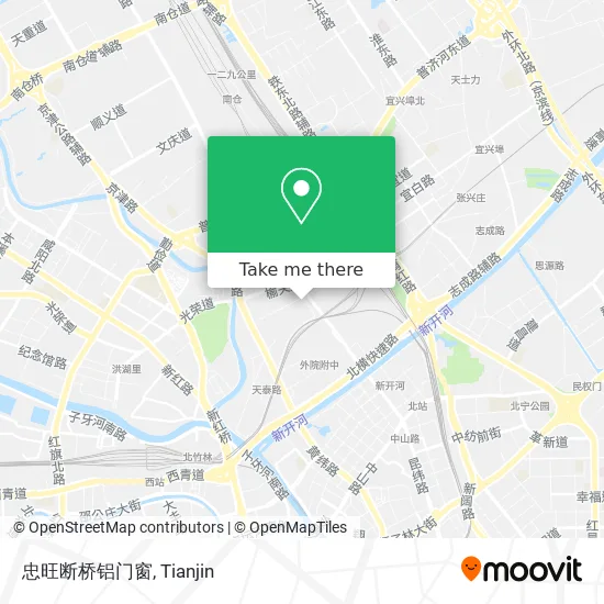 忠旺断桥铝门窗 map
