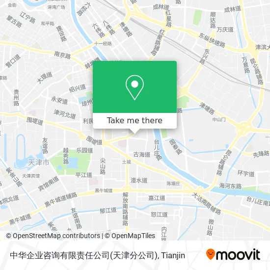 中华企业咨询有限责任公司(天津分公司) map