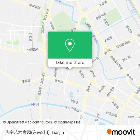 燕宇艺术家园(东南2门) map