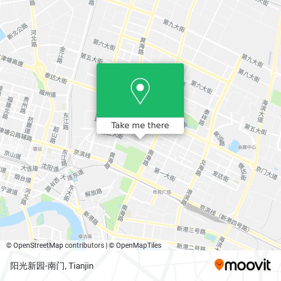 阳光新园-南门 map