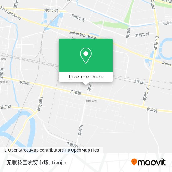 无瑕花园农贸市场 map