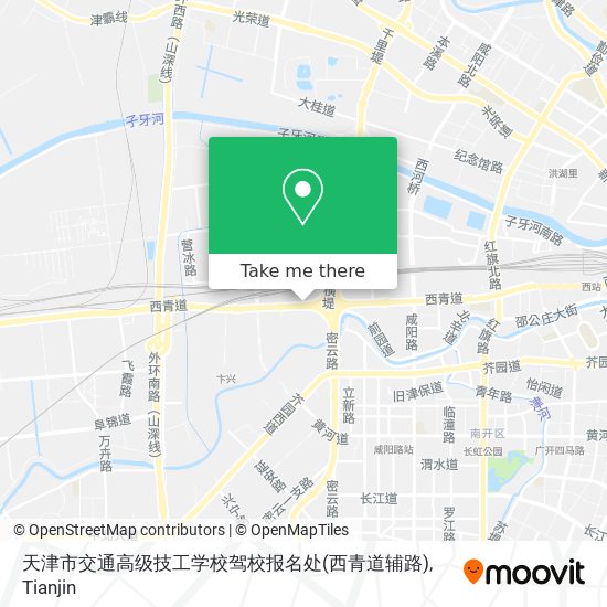 天津市交通高级技工学校驾校报名处(西青道辅路) map