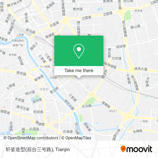 轩姿造型(后台三号路) map