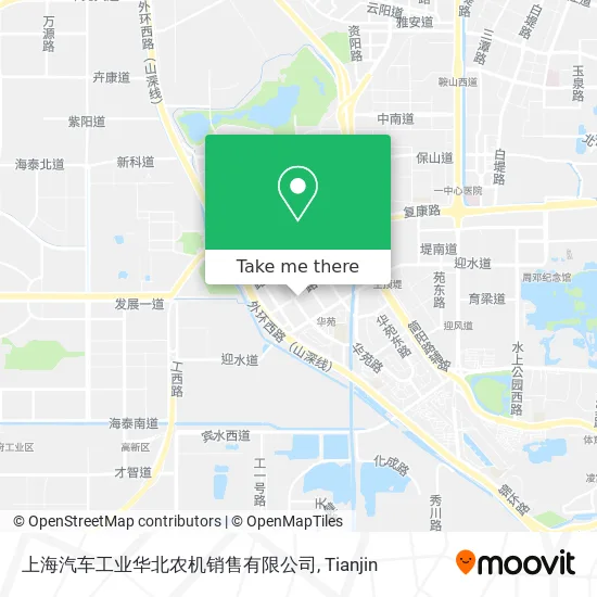 上海汽车工业华北农机销售有限公司 map