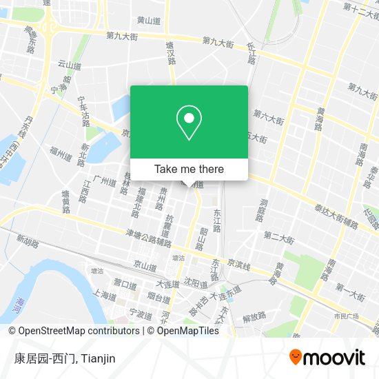康居园-西门 map