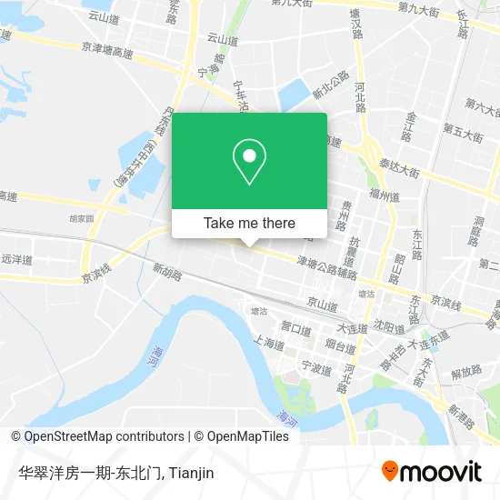 华翠洋房一期-东北门 map