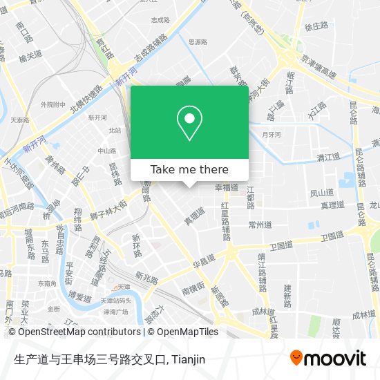 生产道与王串场三号路交叉口 map