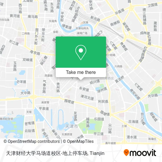 天津财经大学马场道校区-地上停车场 map