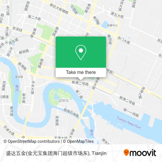 盛达五金(金元宝集团海门超级市场东) map