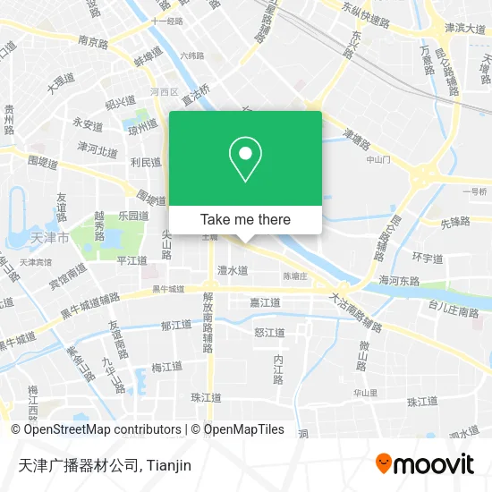 天津广播器材公司 map