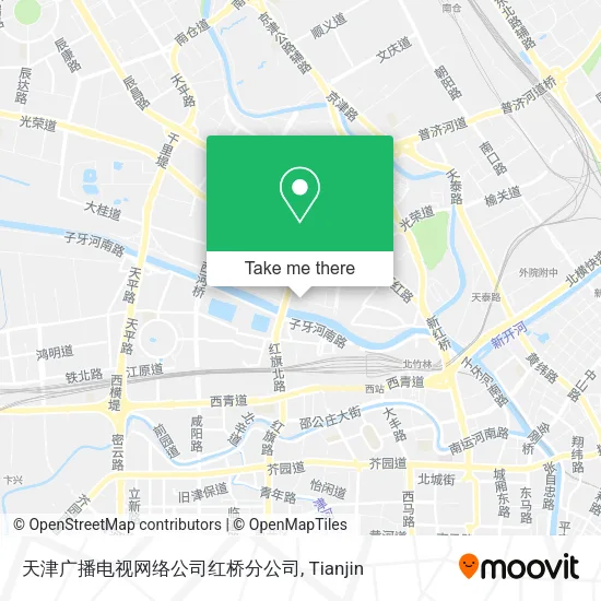 天津广播电视网络公司红桥分公司 map