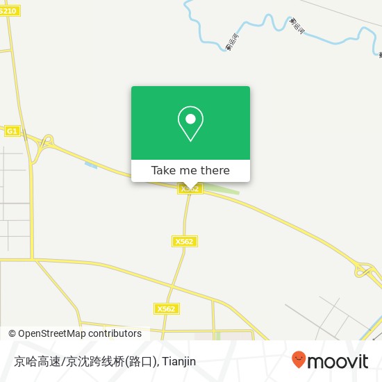 京哈高速/京沈跨线桥(路口) map