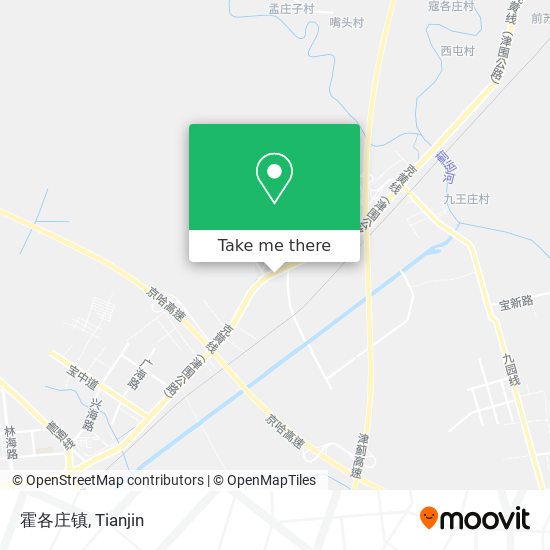 霍各庄镇 map