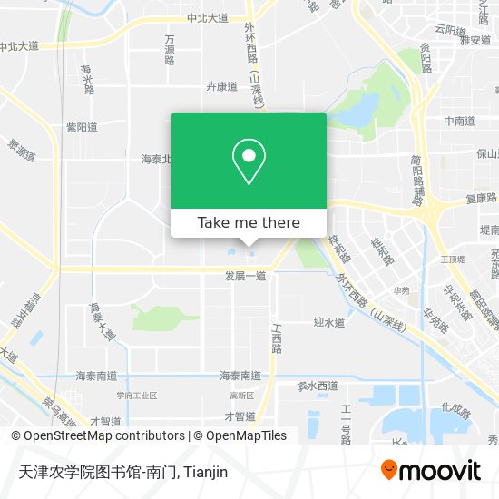 天津农学院图书馆-南门 map