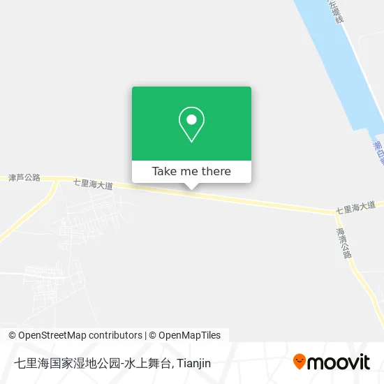 七里海国家湿地公园-水上舞台 map