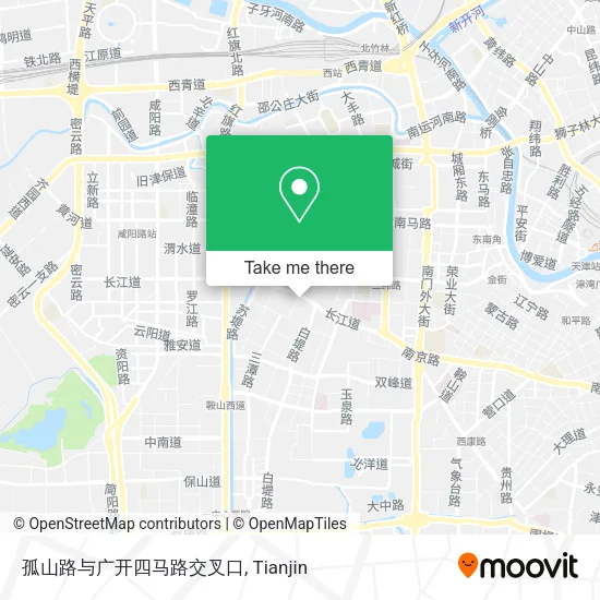 孤山路与广开四马路交叉口 map
