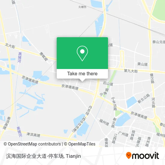 滨海国际企业大道-停车场 map