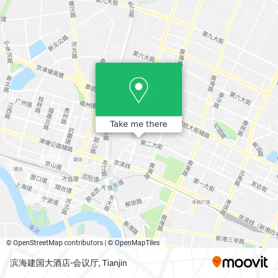 滨海建国大酒店-会议厅 map