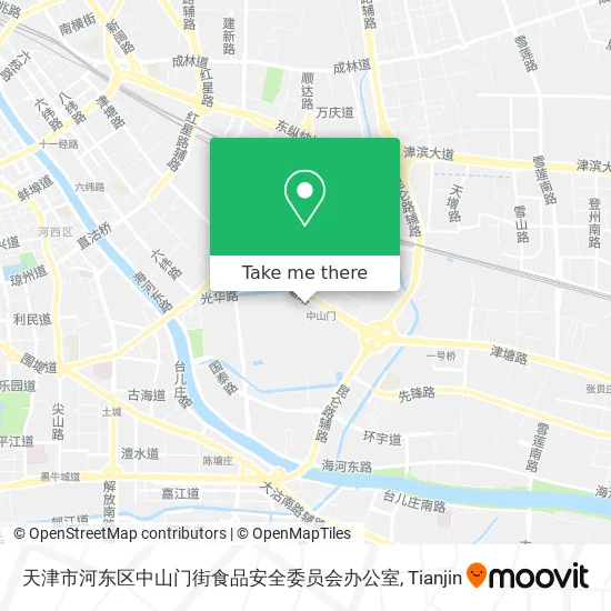 天津市河东区中山门街食品安全委员会办公室 map