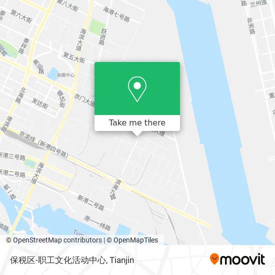 保税区-职工文化活动中心 map