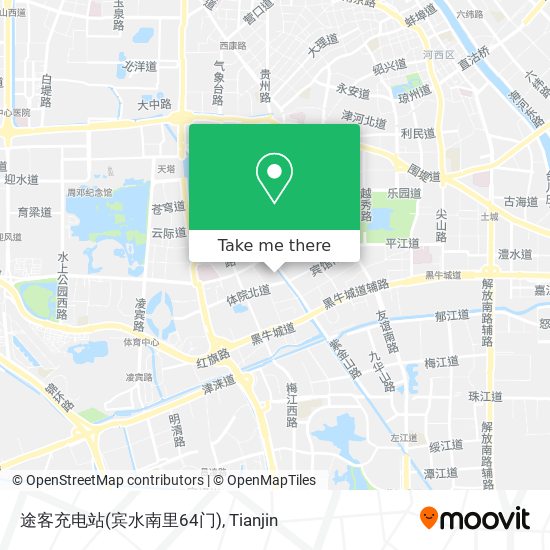 途客充电站(宾水南里64门) map