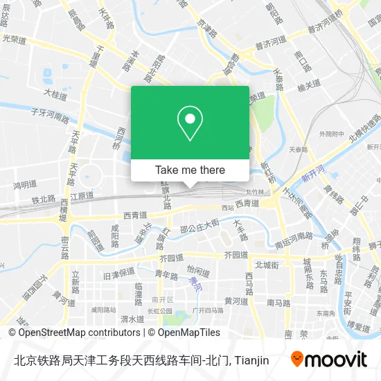 北京铁路局天津工务段天西线路车间-北门 map