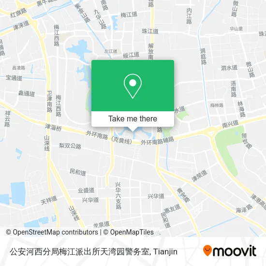 公安河西分局梅江派出所天湾园警务室 map