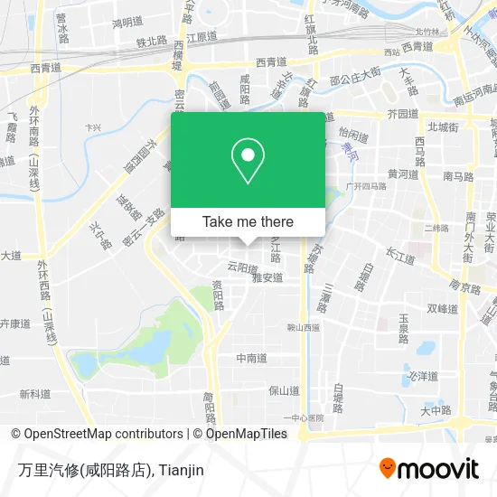 万里汽修(咸阳路店) map