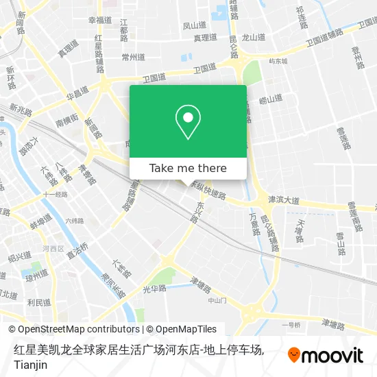 红星美凯龙全球家居生活广场河东店-地上停车场 map