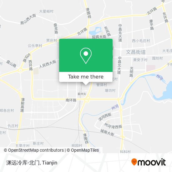 渊远冷库-北门 map