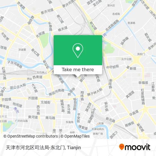 天津市河北区司法局-东北门 map