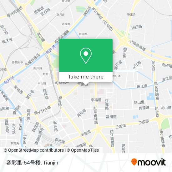 容彩里-54号楼 map