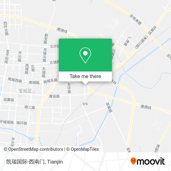 凯瑞国际-西南门 map