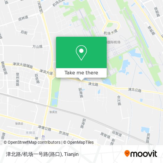 津北路/机场一号路(路口) map