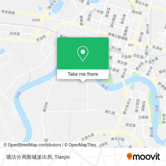 塘沽分局新城派出所 map