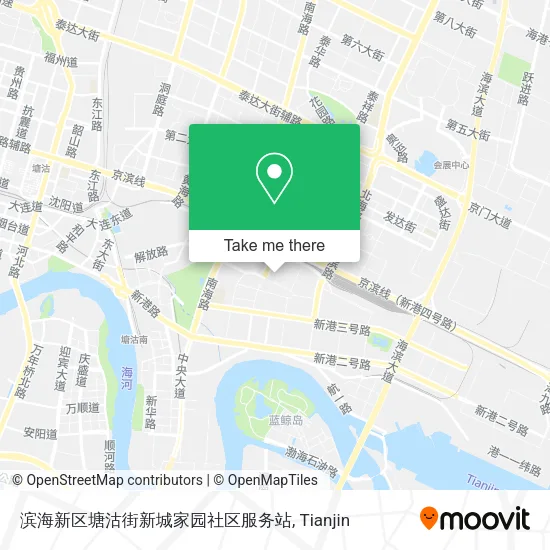 滨海新区塘沽街新城家园社区服务站 map