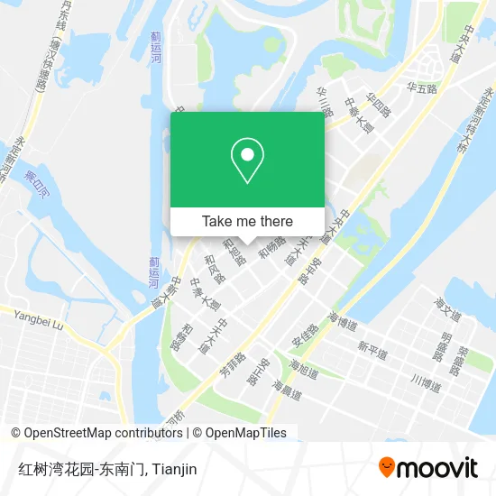 红树湾花园-东南门 map