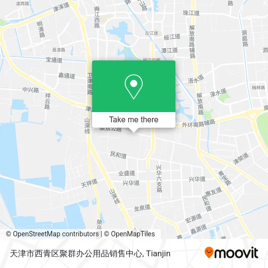 天津市西青区聚群办公用品销售中心 map