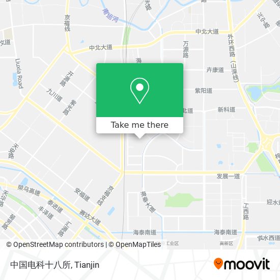 中国电科十八所 map