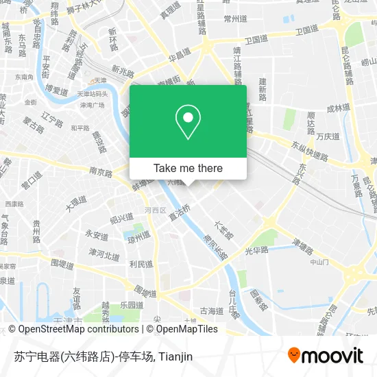 苏宁电器(六纬路店)-停车场 map