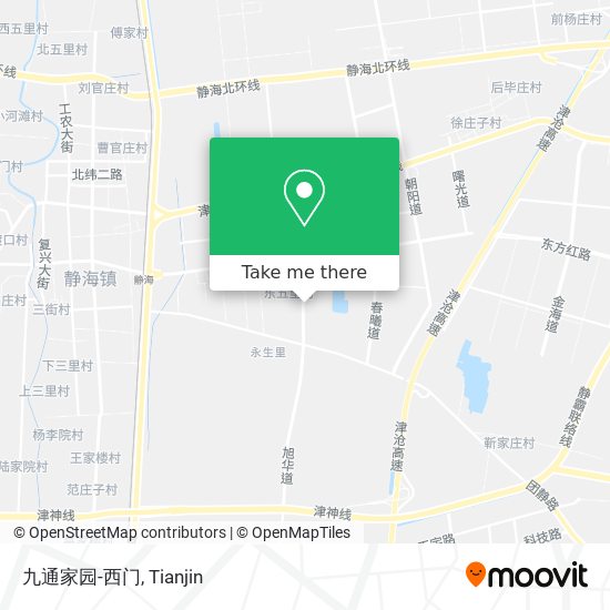 九通家园-西门 map